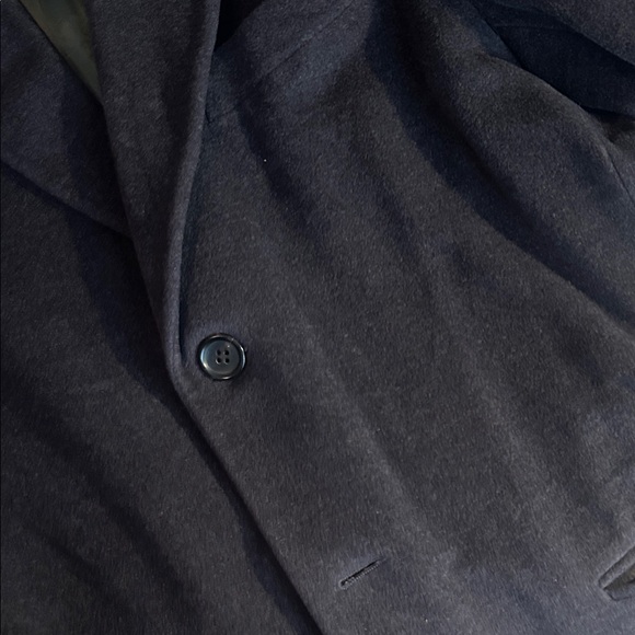 ARMANI dark grey overcoat - size 8 - Picture 2 of 5